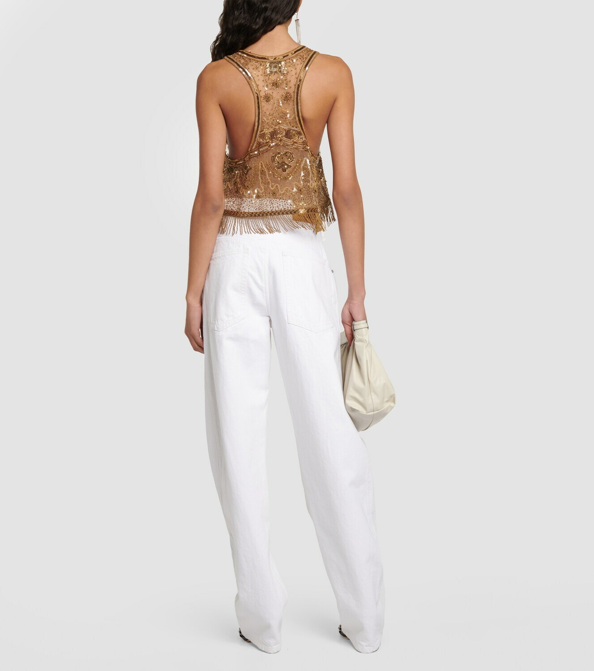 Isabel Marant Beaded crop top Isabel Marant