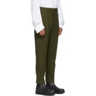 Ann Demeulemeester Green Prouding Trousers