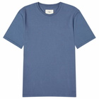 Folk Men's Contrast Sleeve T-Shirt in Soft Blue