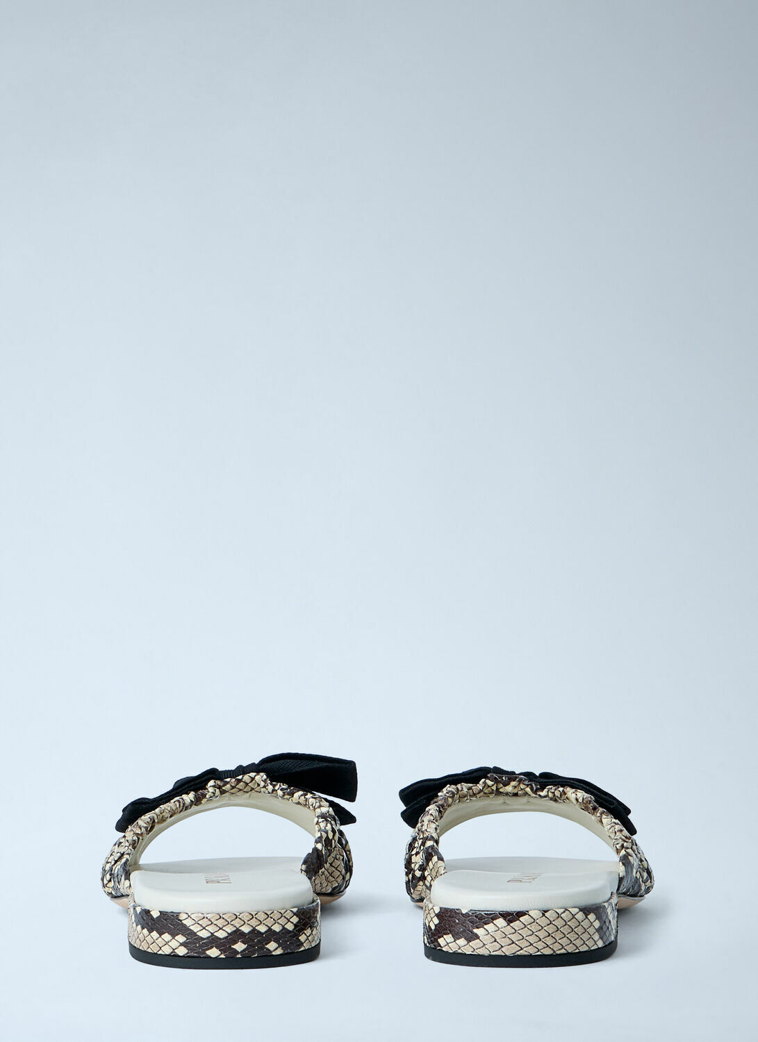 Prada Textured Slide Sandals