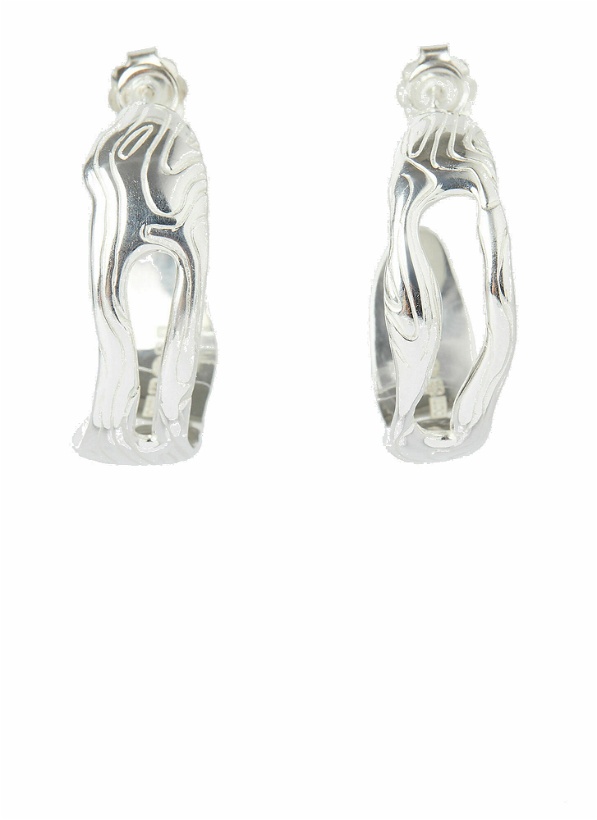 Photo: Octi - Globe Hoop Earrings in Silver
