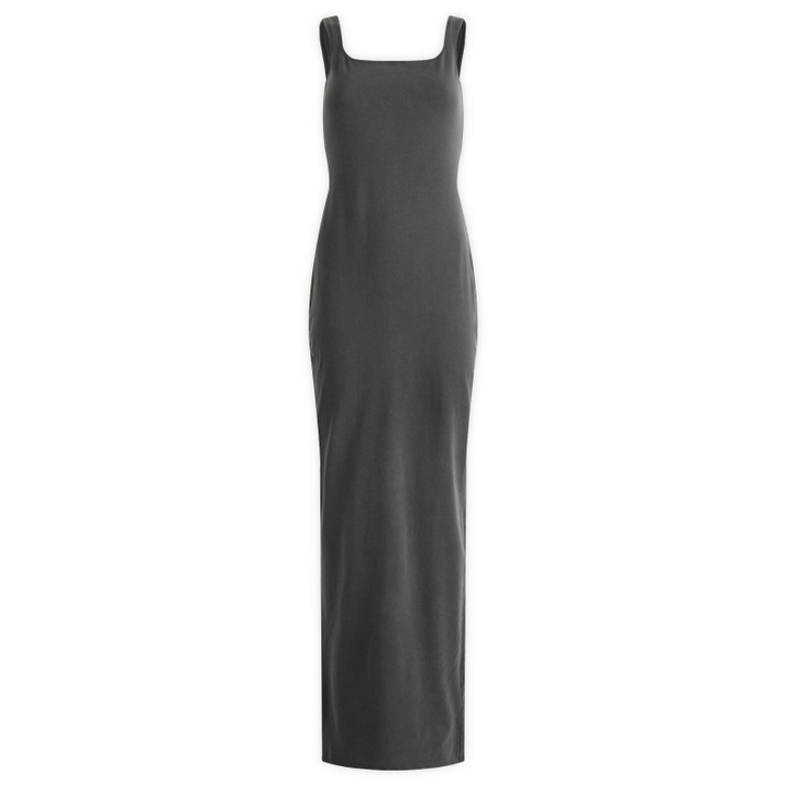 Photo: Entire Studios Women's Square Neck Maxi Dress in Washed Black