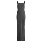 Entire Studios Women's Square Neck Maxi Dress in Washed Black