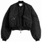 Cecilie Bahnsen Women's Callie Bomber Jacket in Black