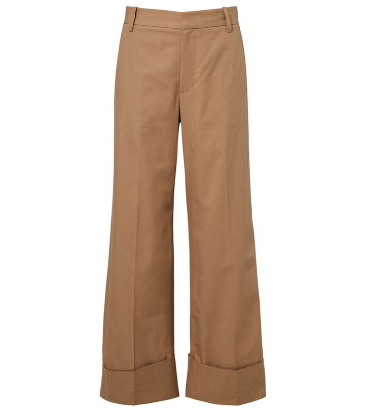 Photo: Frame Cuffed Slim Palazzo wide-leg pants
