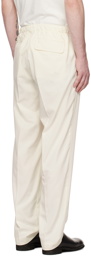 Undercover Off-White Embroidered Trousers