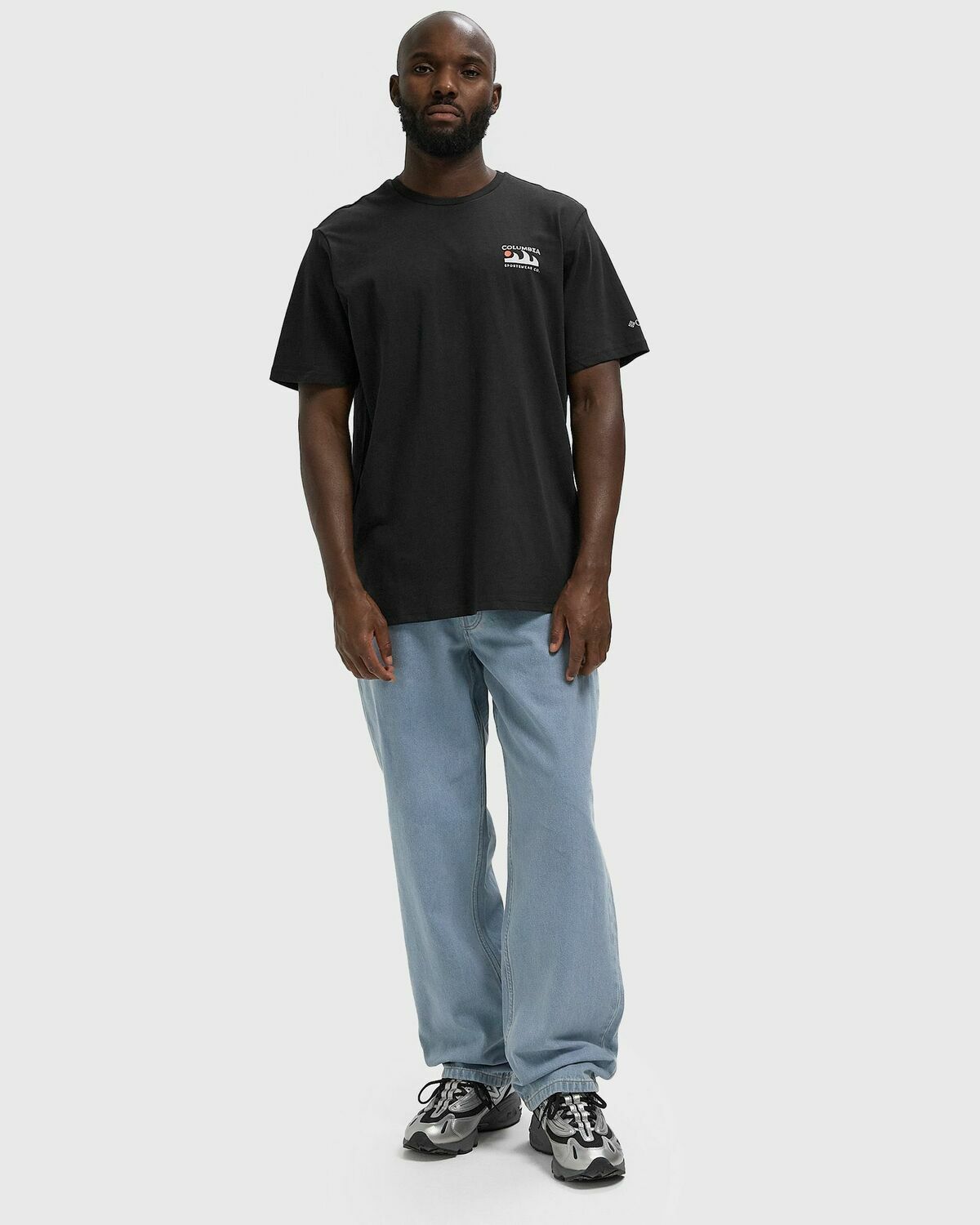 Columbia Explorers Canyon™ Back SS Tee Black Mens Shortsleefe