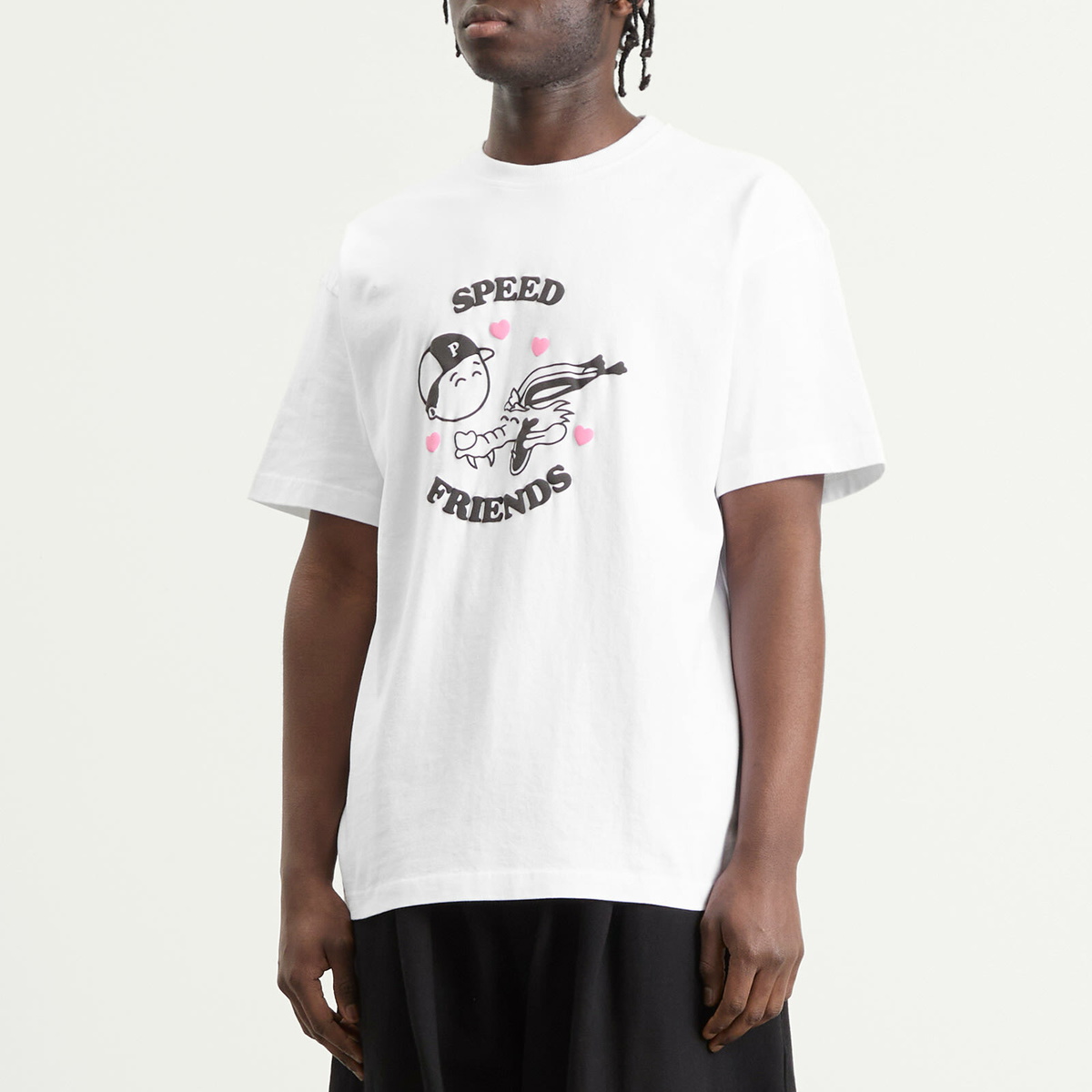 Pawa Speed Sports Men's Friends T-Shirt in White