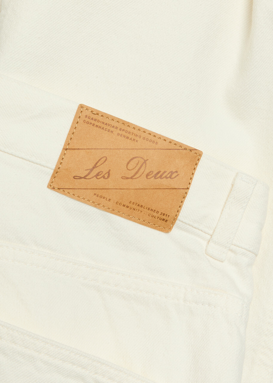 Les Deux Carpenter Straight-leg Jeans Ivory