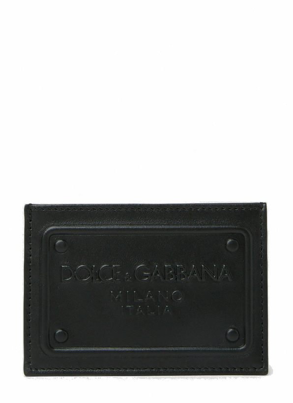 Photo: Logo Embossed Cardholder in Black