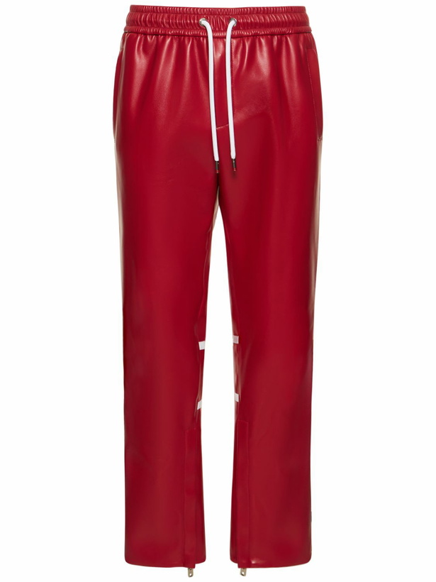 Photo: DOLCE & GABBANA - Faux Leather Jogging Pants