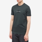 Calvin Klein Men's Monologo T-Shirt in Dark Green
