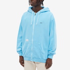 WTAPS Men's Flat Zip Hoody in Blue