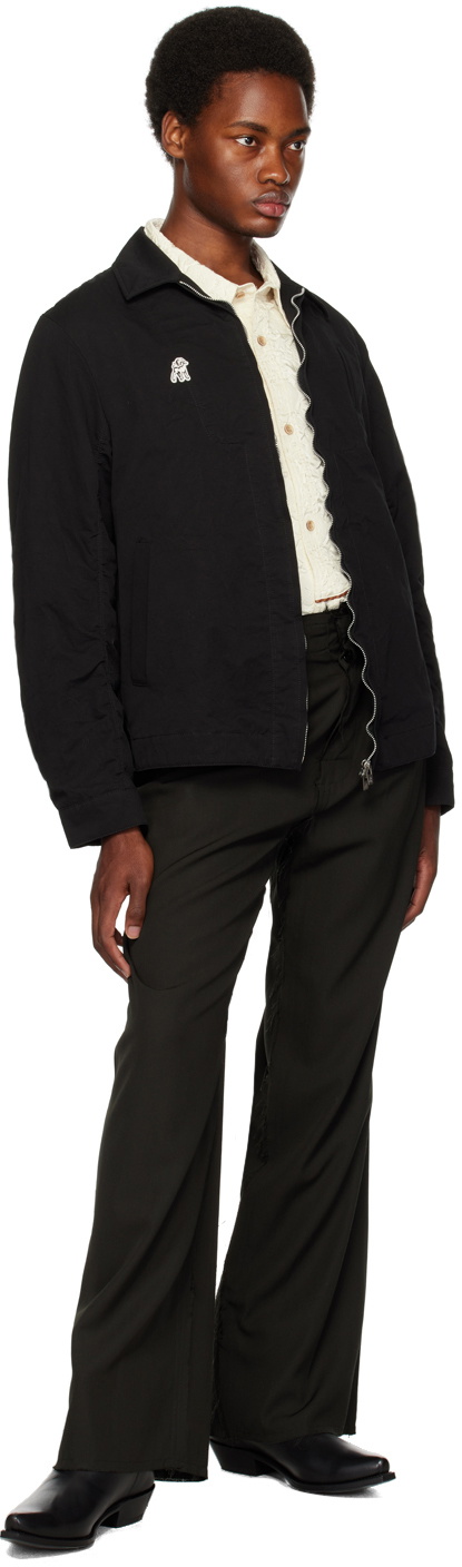 the Shepherd UNDERCOVER Black Spread Collar Jacket