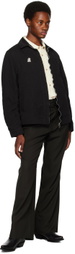 the Shepherd UNDERCOVER Black Spread Collar Jacket
