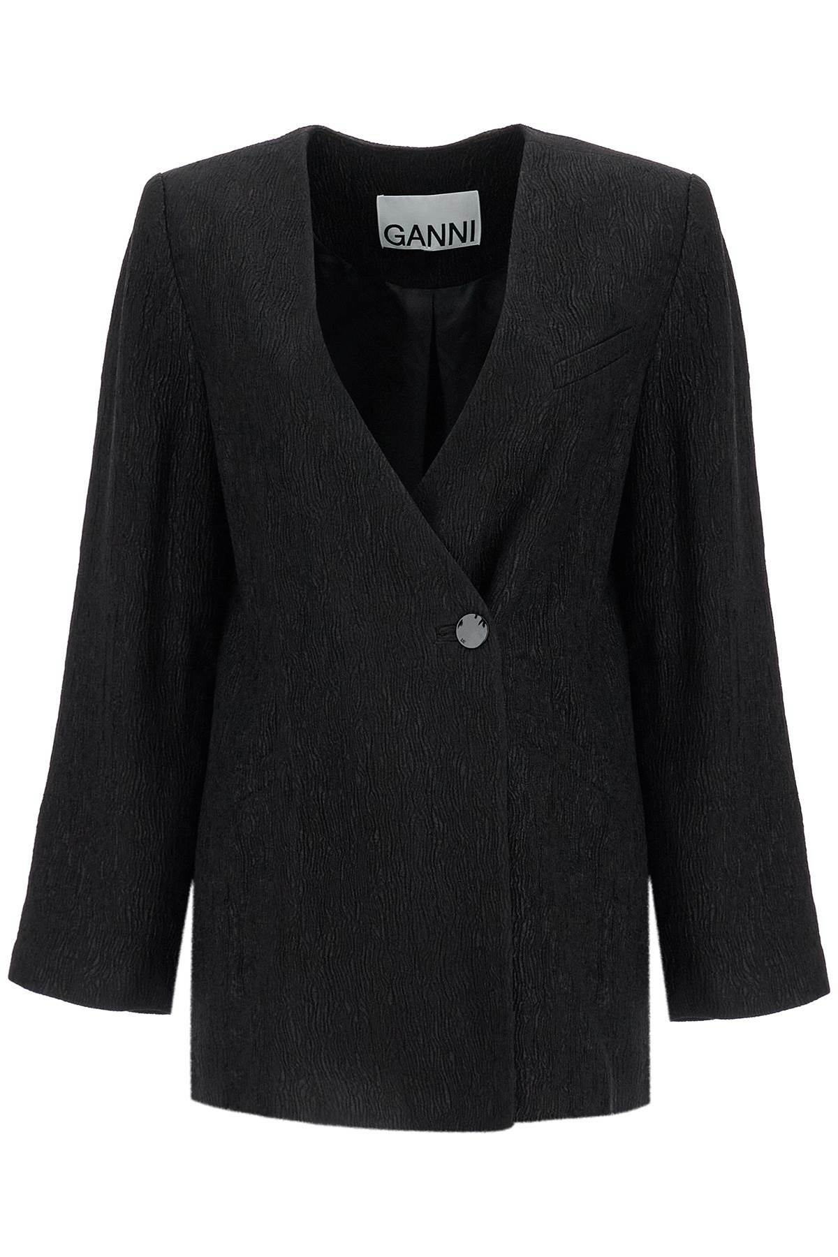 Ganni boxy Crepe Stretch Bl GANNI