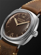 Panerai - Radionir Eilean Limited Edition Hand-Wound 45mm Stainless Steel and Leather Watch, Ref. No. PAM1243