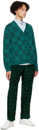 Paul Smith Green Twilight Floral Cargo Pants