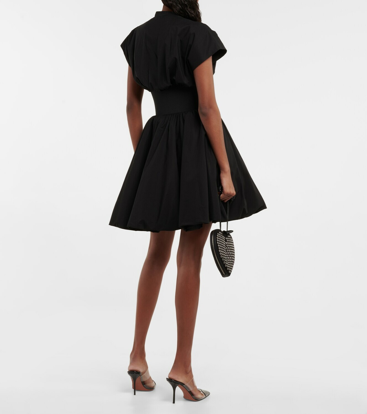 Alaïa Belted cotton poplin minidress ALAÏA