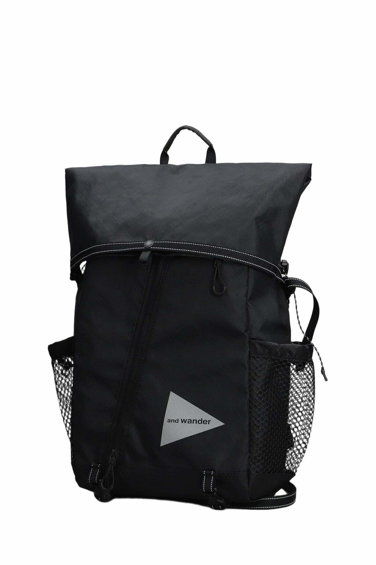And Wander Backpack In Black Polyester and Wander