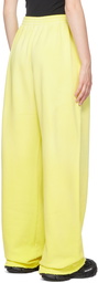 Balenciaga Yellow Large Fit Lounge Pants