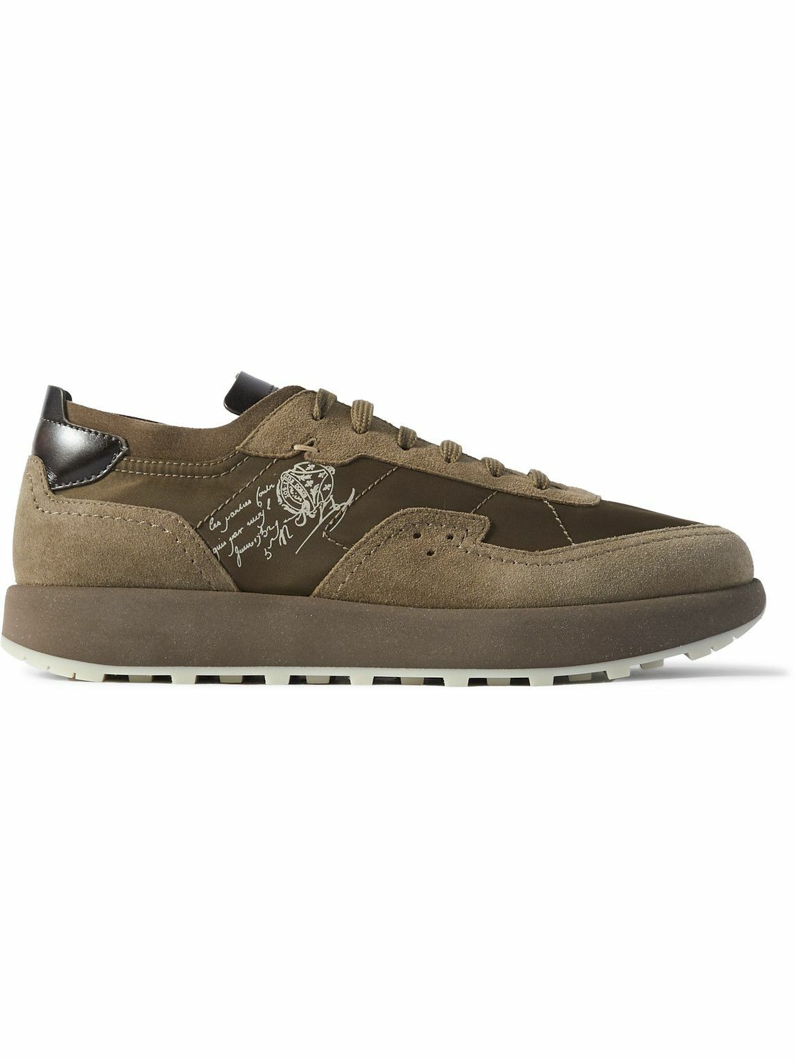 Berluti - Light Track Venezia Leather-Trimmed Nylon and Suede