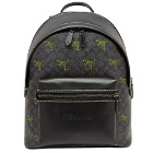 Coach Men's Rexy Signature Charter Backpack in Charcoal