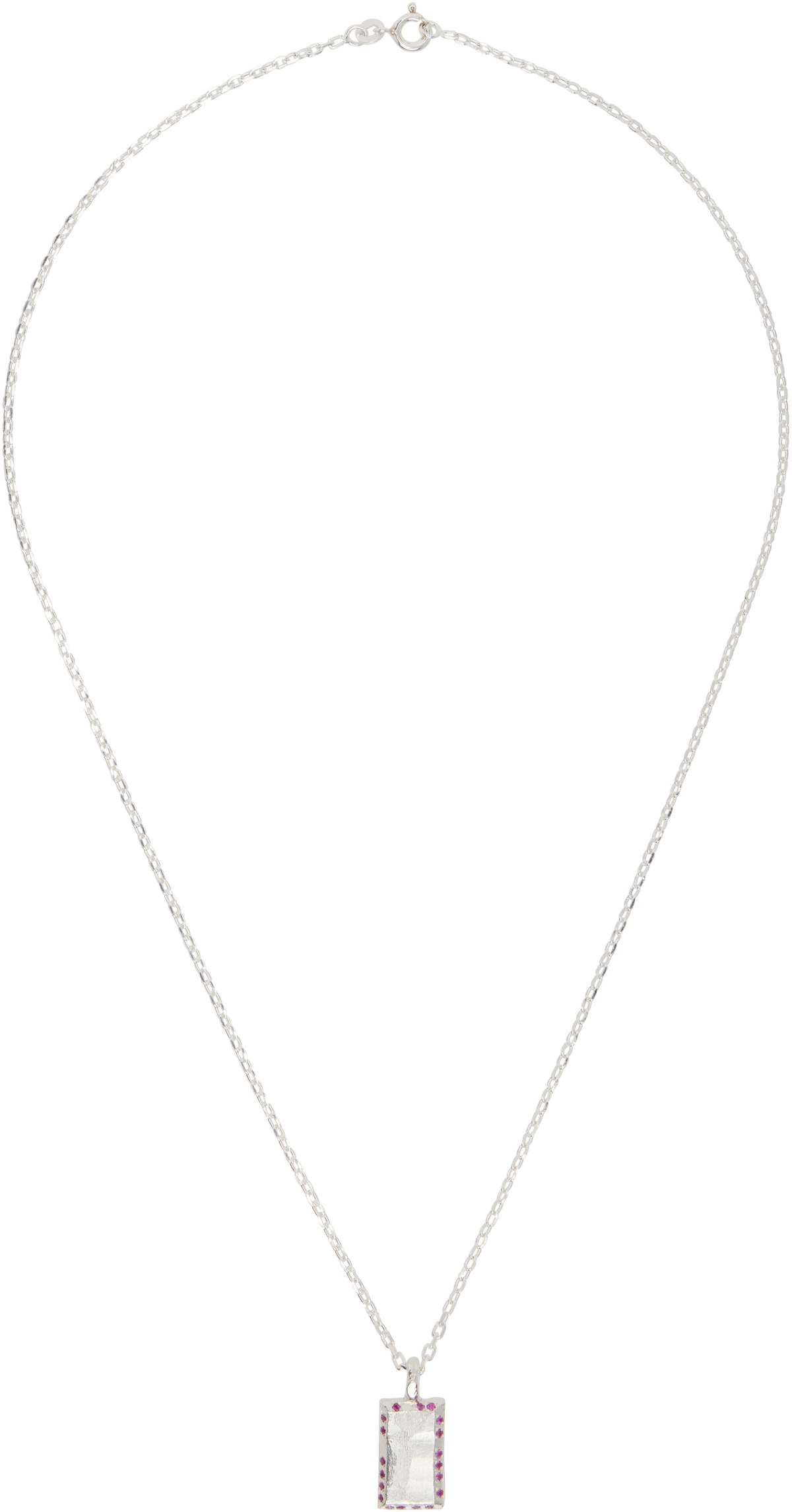 【関税込み】The Ouze Ruby Facet Ingot ネックレス The Ouze Ruby Facet Ingot Necklace The Ouze