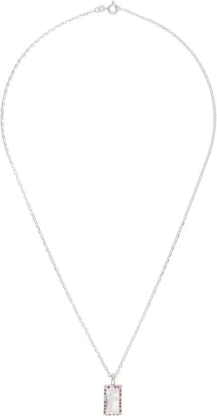Photo: The Ouze Ruby Facet Ingot Necklace