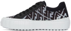 Fendi Black & Transparent FF Vertigo 'Fendi Force' Sneakers