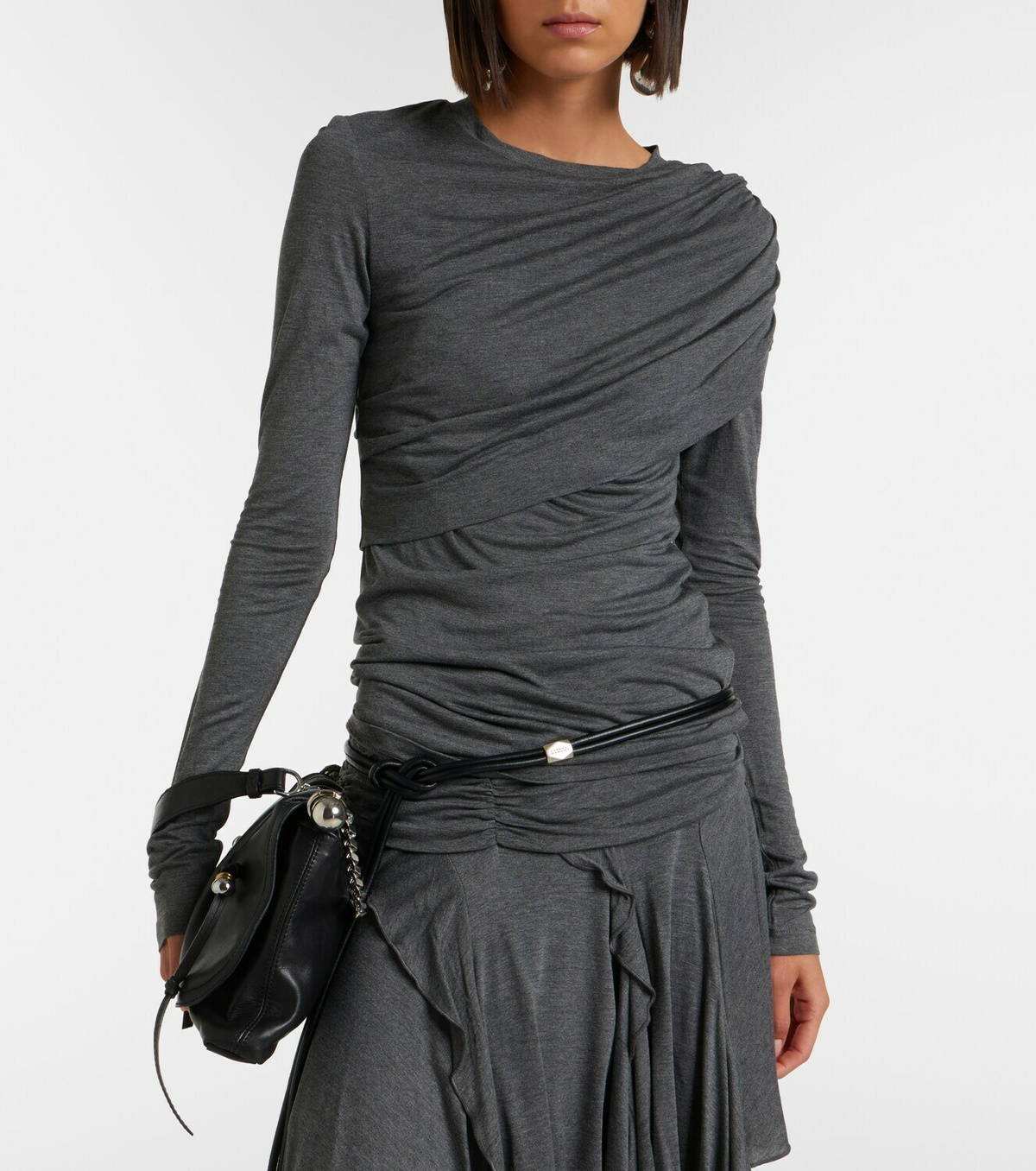 Marant Etoile Dressi draped jersey top