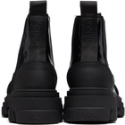GANNI Black Cleated Low Chelsea Boots