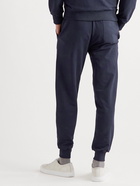 CANALI - Tapered Stretch-Cotton Jersey Sweatpants - Blue - IT 46