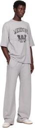 We11done Gray Collegiate Sweatpants