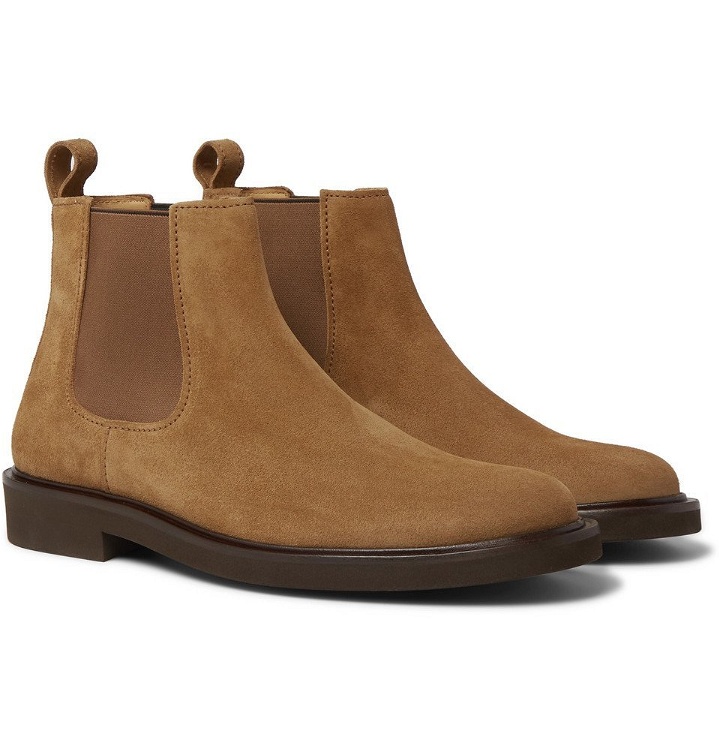 Photo: A.P.C. - Simeon Suede Chelsea Boots - Brown