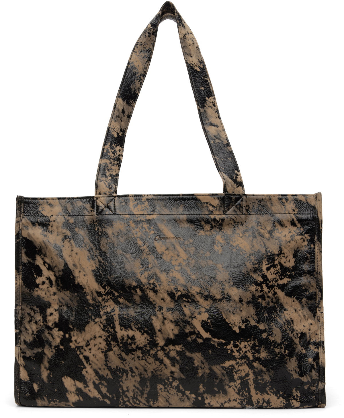 Commission Beige & Black Midtown Tote