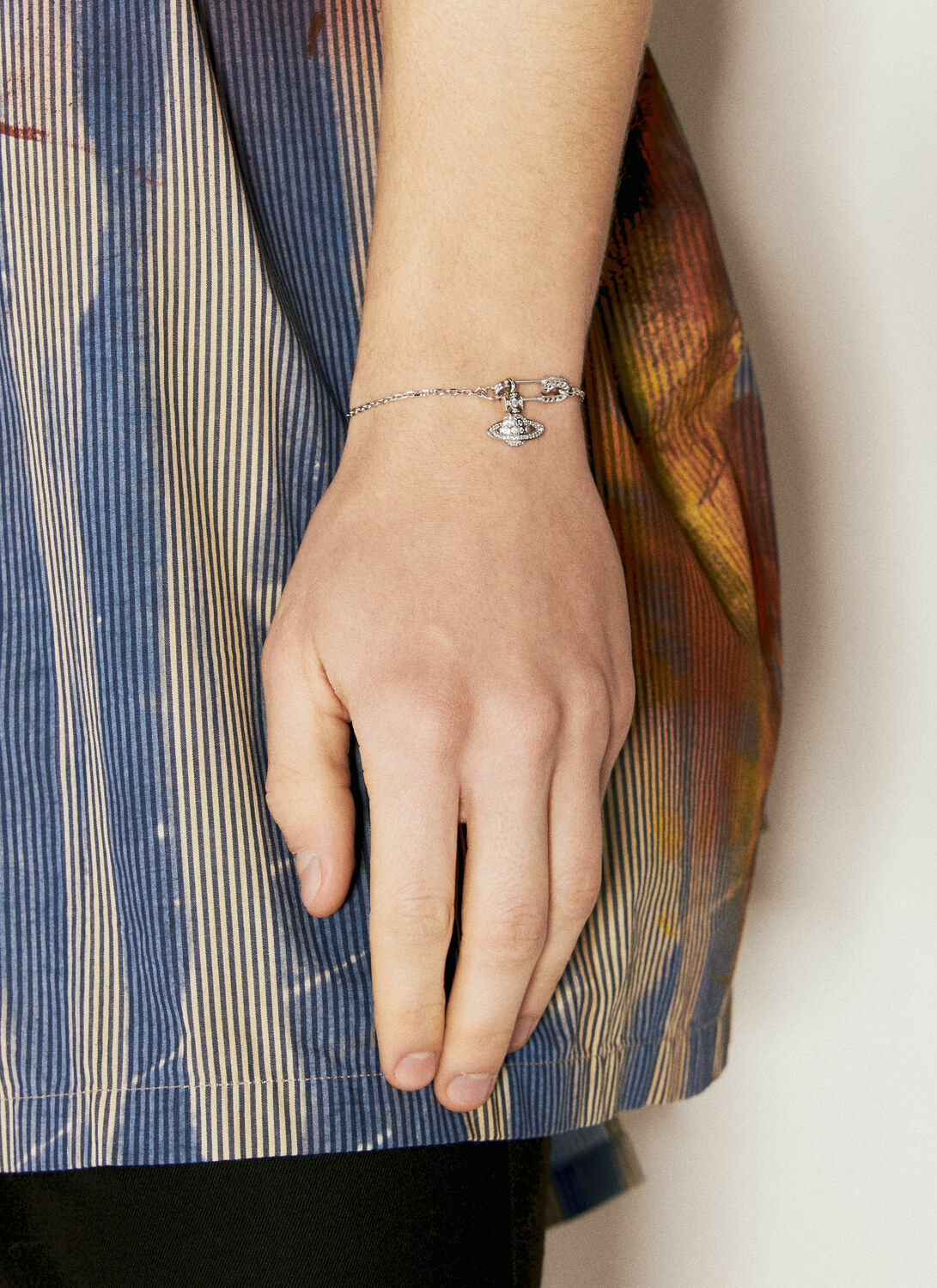Vivienne Westwood Lucrece Safety Pin Bracelet