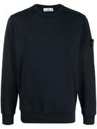 STONE ISLAND - Logo Cotton Sweatshirt