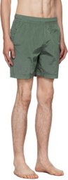 Stone Island Green Double-Dyed Swim Shorts