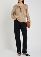Tove Malia Layered-effect Cashmere Jumper Beige
