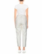 Alessia Santi Womens Pants Ivory