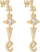 Vivienne Westwood Gold Roderica Long Earrings