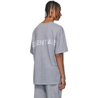 Essentials Grey Reflective Logo T-Shirt