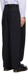 Comme des Garçons Homme Black Belted Trousers