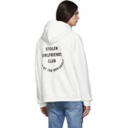 Stolen Girlfriends Club White Last Of The Romantics Hoodie