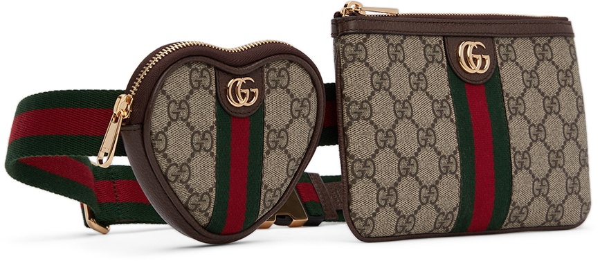 NWT GUCCI Ophidia GG Supreme Belt Bag Beige Size 65/26 Just In