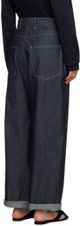Sofie D'Hoore Navy Wide-Leg Denim Jeans