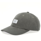 Norse Projects Men's Bull Denim 6 Panel Cap in Graphite 