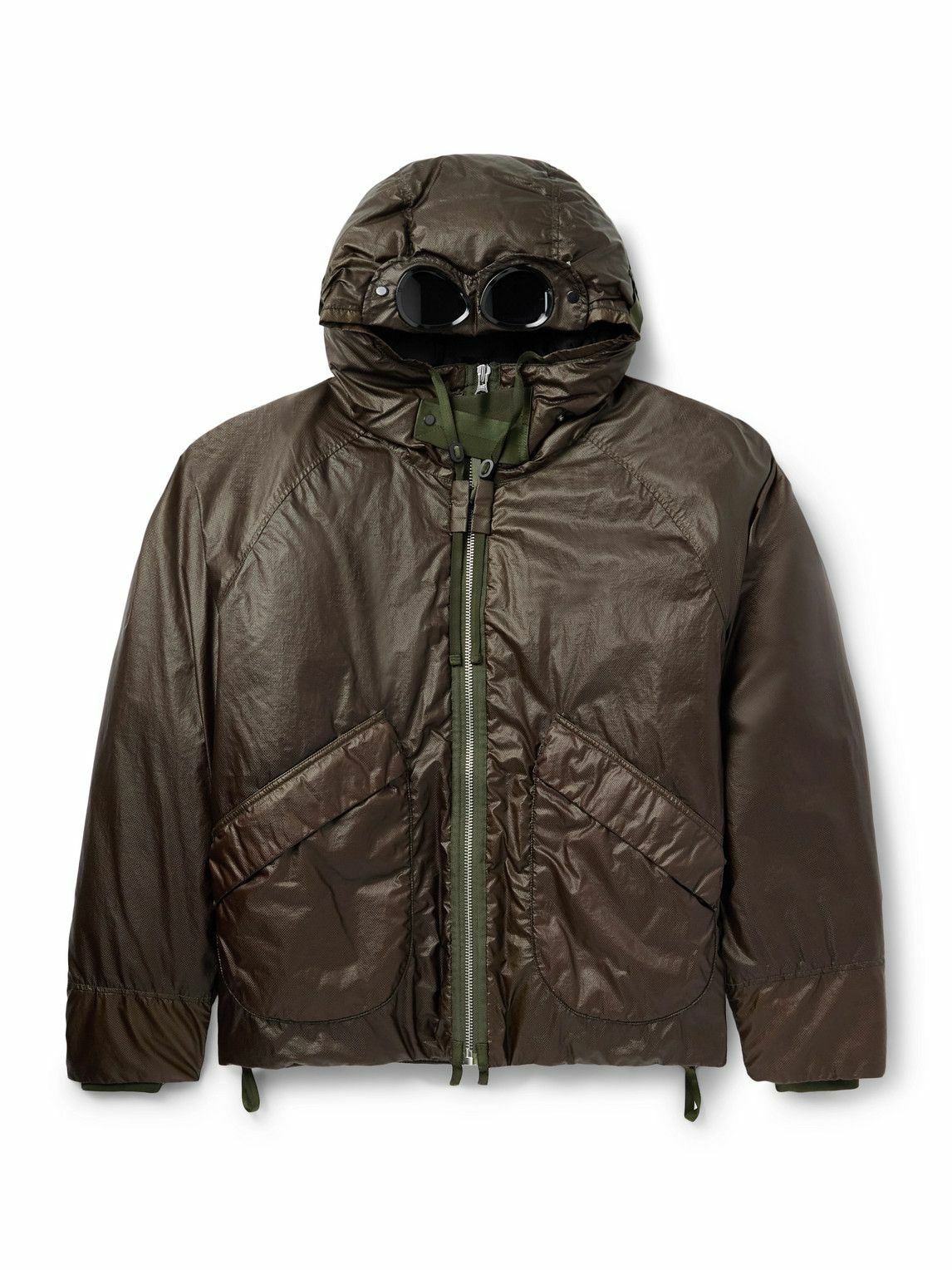 CP company HOODED LENS JACKET ナイロンジャケット C.P. Company Black CS II Mixed Hooded Lens Jacket C.P. Company
