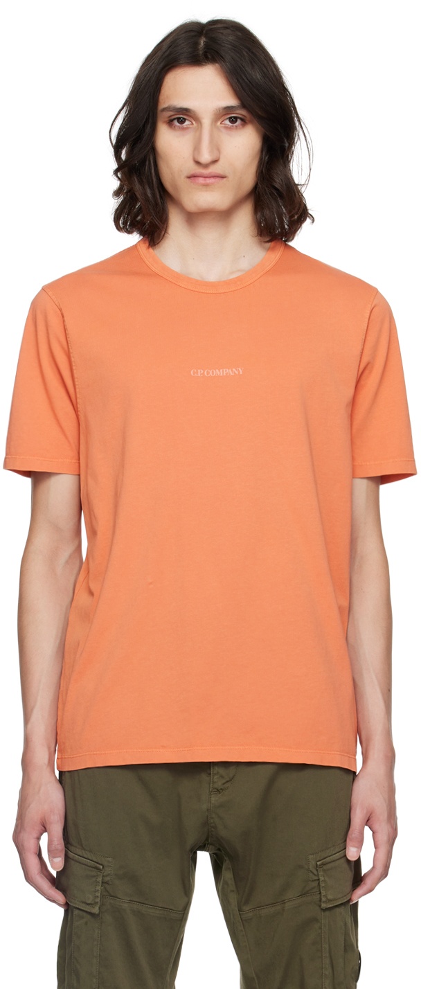 Photo: C.P. Company Orange Printed T-Shirt